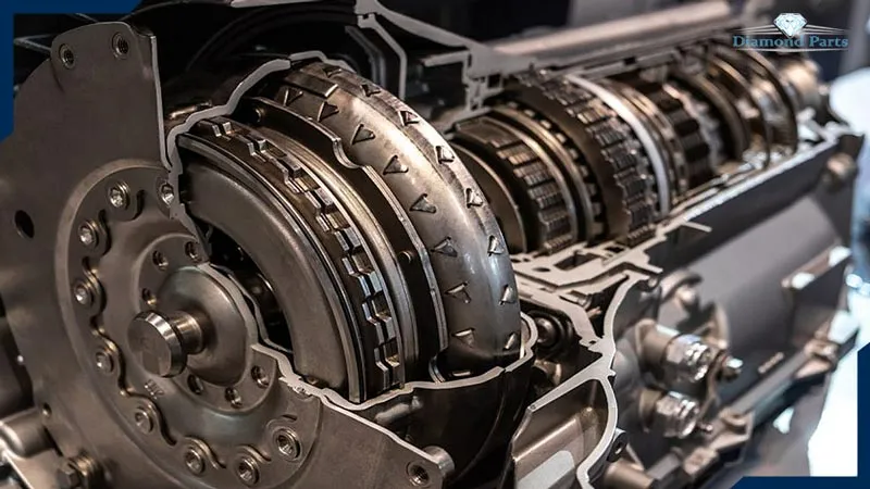 نمای داخل گیربکس.