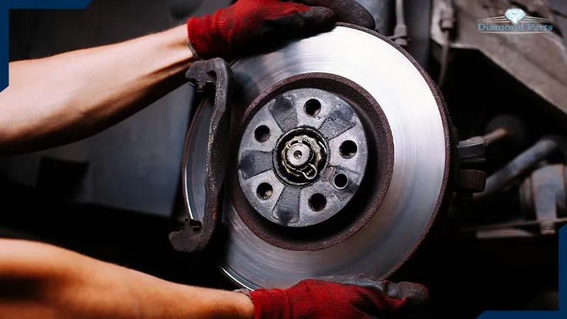 ترمز خودرو در حال نصب بر روی ماشین