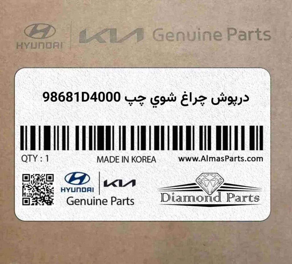 درپوش چراغ شوي چپ 98681D4000