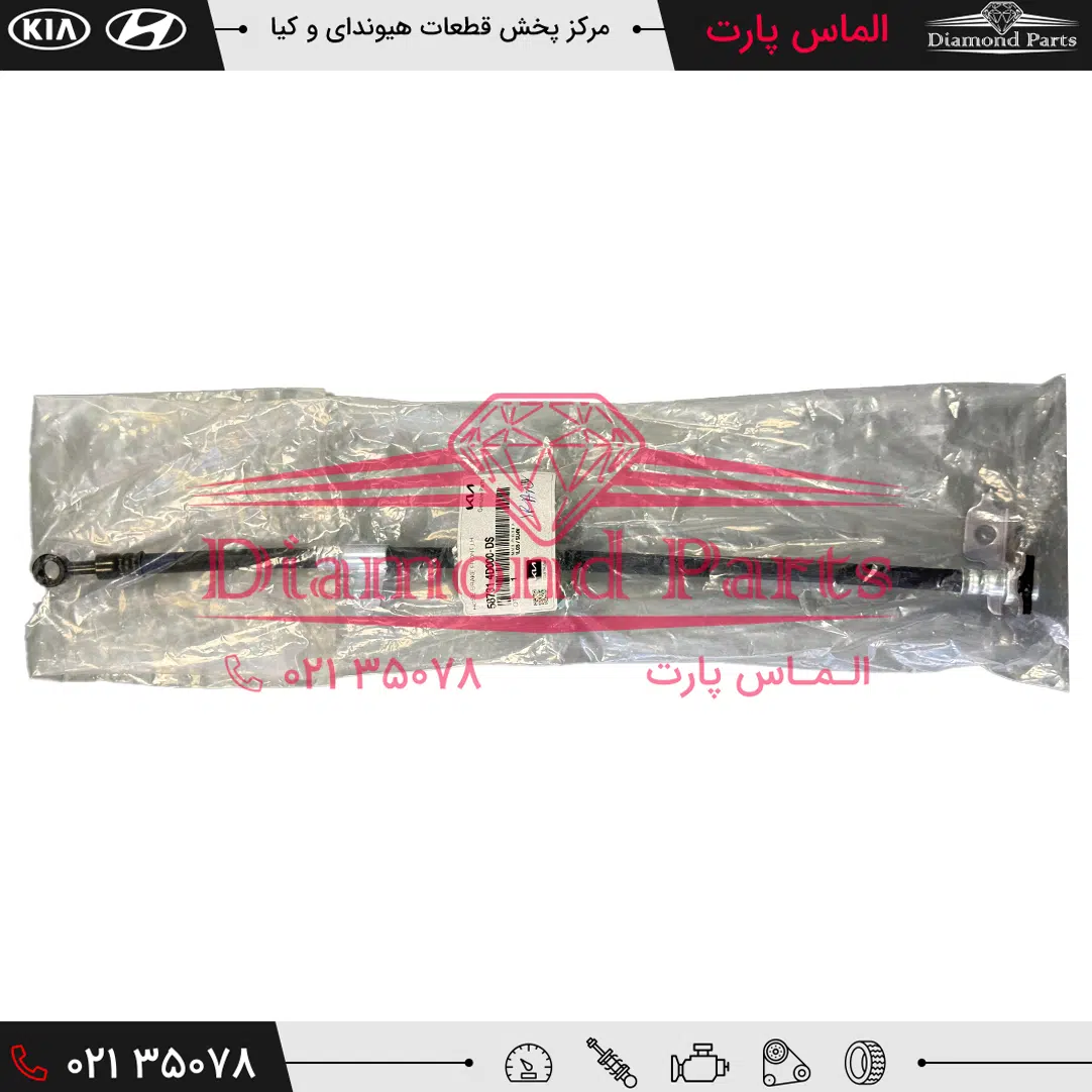 شیلنگ روغن ترمز جلو چپ کارنیوال 587314D000DS